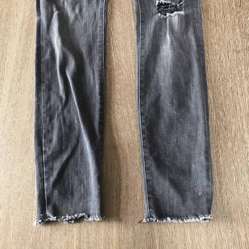 DL1961 Gray Distressed Jeans JAXDL Size 27 - Picture 4 of 7
